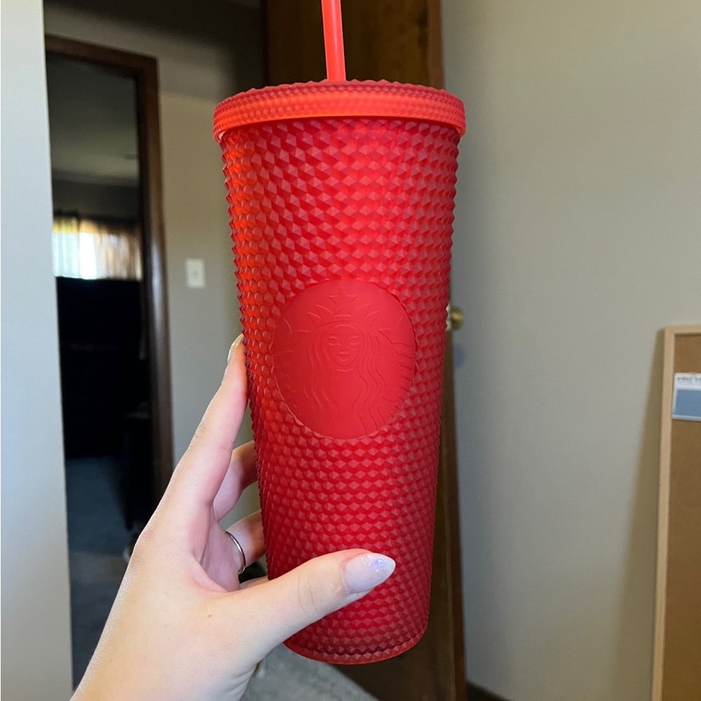 Starbucks Studded Matte Red Tumbler